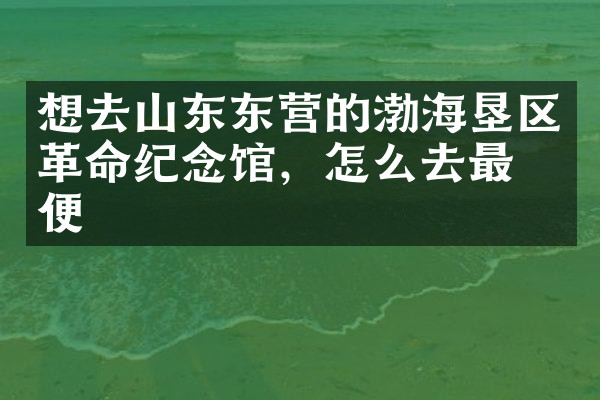 想去山东东营的渤海垦区革命纪念馆，怎么去最方便