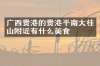 广西贵港的贵港平南大桂山附近有什么美食