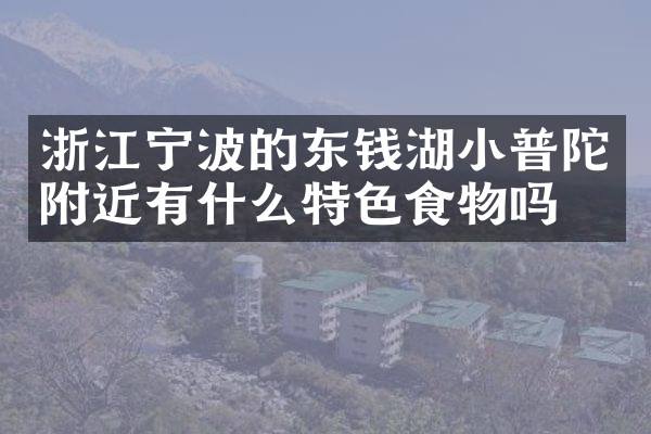 浙江宁波的东钱湖小普陀附近有什么特色食物吗