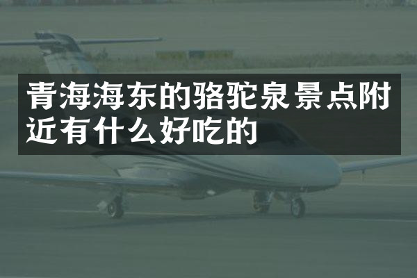 青海海东的骆驼泉景点附近有什么好吃的