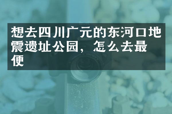 想去四川广元的东河口地震遗址公园，怎么去最方便