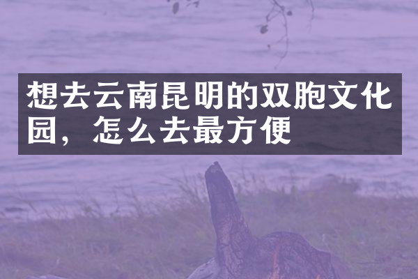 想去云南昆明的双胞文化园，怎么去最方便
