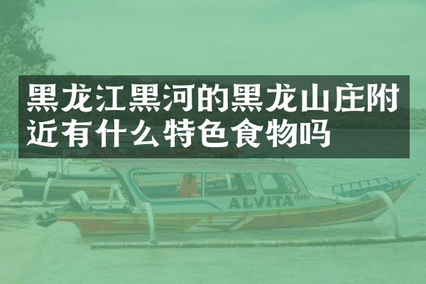 黑龙江黑河的黑龙山庄附近有什么特色食物吗