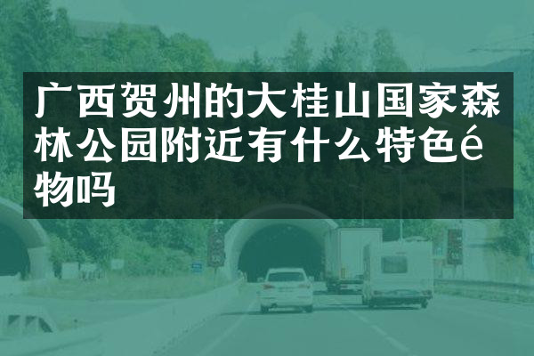 广西贺州的大桂山国家森林公园附近有什么特色食物吗