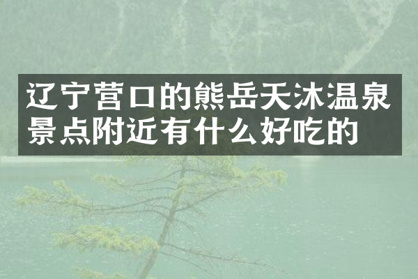 辽宁营口的熊岳天沐温泉景点附近有什么好吃的