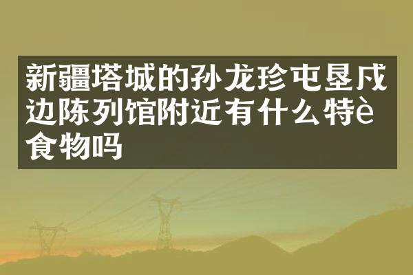 新疆塔城的孙龙珍屯垦戍边陈列馆附近有什么特色食物吗