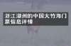 浙江湖州的中国大竹海门票信息详情