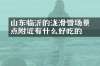 山东临沂的泷璟滑雪场景点附近有什么好吃的