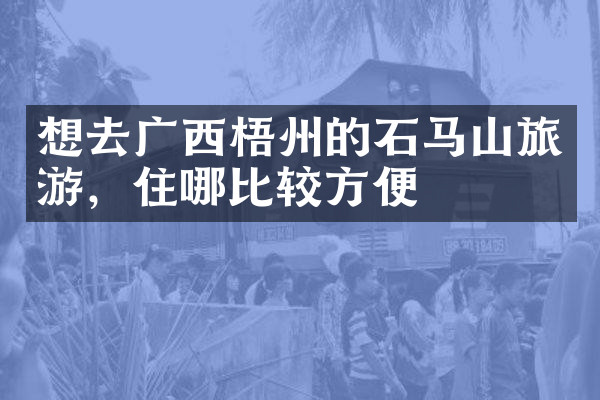 想去广西梧州的石马山旅游，住哪比较方便