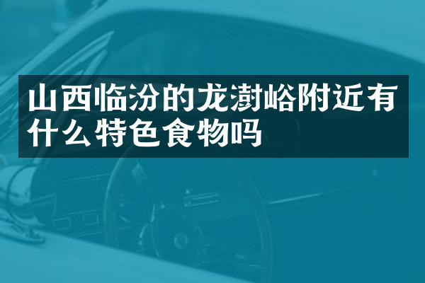 山西临汾的龙澍峪附近有什么特色食物吗