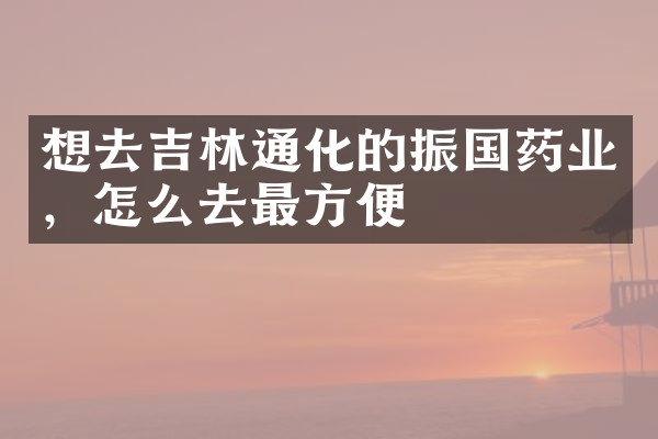 想去吉林通化的振国药业，怎么去最方便