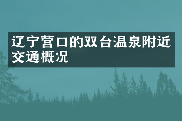辽宁营口的双台温泉附近交通概况