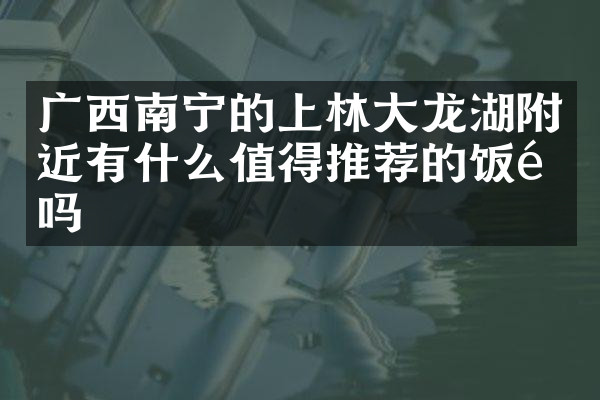 广西南宁的上林大龙湖附近有什么值得推荐的饭馆吗