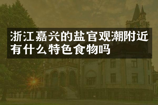 浙江嘉兴的盐官观潮附近有什么特色食物吗