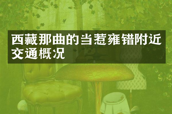 西藏那曲的当惹雍错附近交通概况
