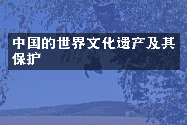 中国的世界文化遗产及其保护