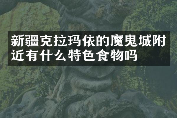 新疆克拉玛依的魔鬼城附近有什么特色食物吗