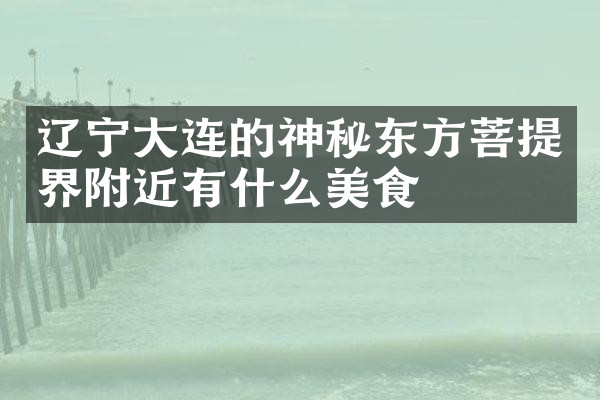 辽宁大连的神秘东方菩提界附近有什么美食