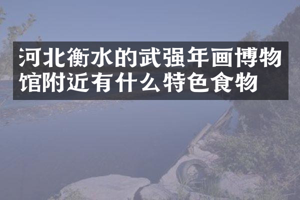 河北衡水的武强年画博物馆附近有什么特色食物吗