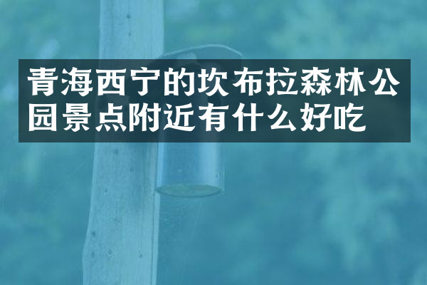 青海西宁的坎布拉森林公园景点附近有什么好吃的