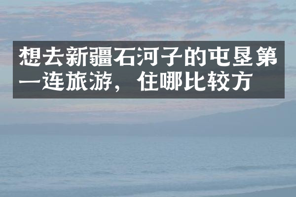 想去新疆石河子的屯垦第一连旅游，住哪比较方便
