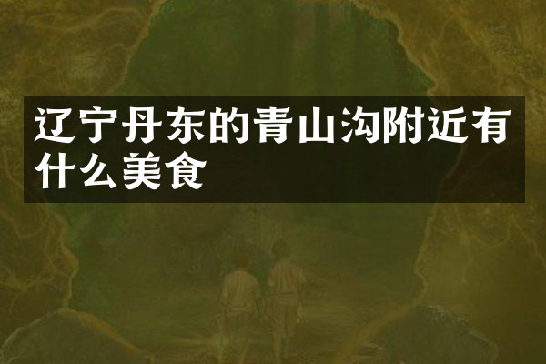 辽宁丹东的青山沟附近有什么美食