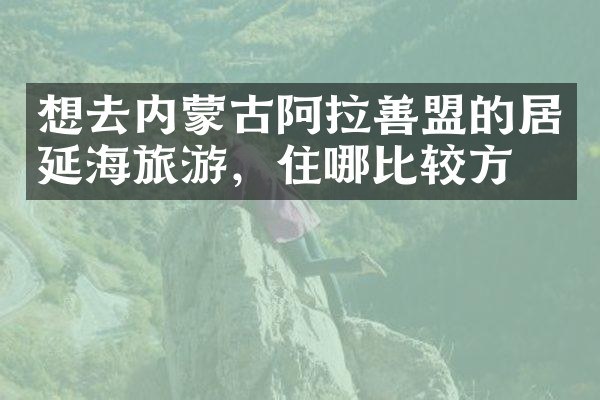 想去内蒙古阿拉善盟的居延海旅游，住哪比较方便