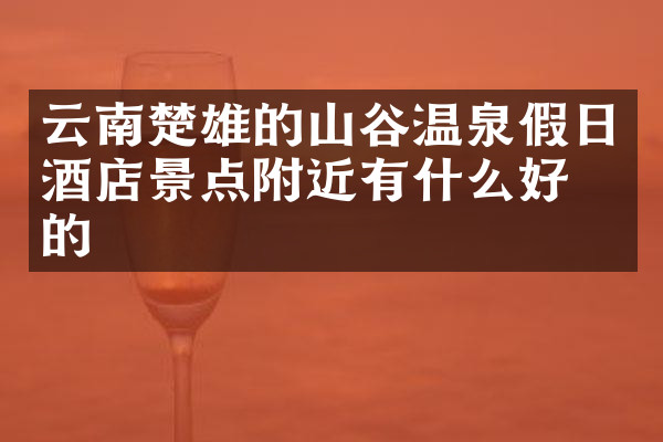 云南楚雄的山谷温泉假日酒店景点附近有什么好吃的