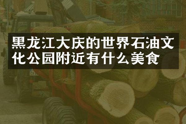 黑龙江大庆的世界石油文化公园附近有什么美食