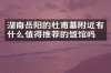 湖南岳阳的杜甫墓附近有什么值得推荐的饭馆吗