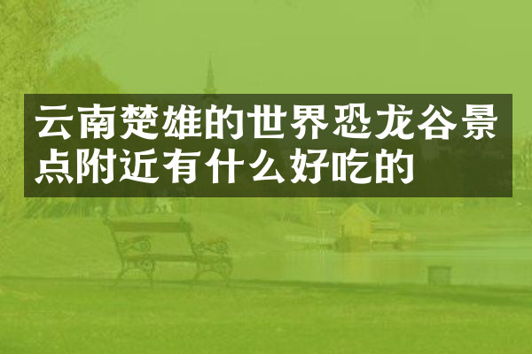 云南楚雄的世界恐龙谷景点附近有什么好吃的