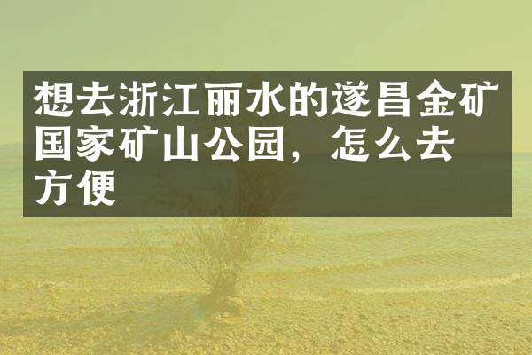 想去浙江丽水的遂昌金矿国家矿山公园，怎么去最方便