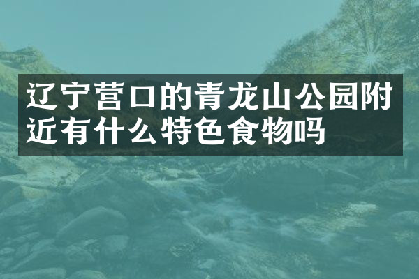 辽宁营口的青龙山公园附近有什么特色食物吗