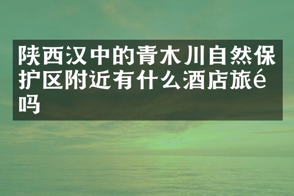 陕西汉中的青木川自然保护区附近有什么酒店旅馆吗