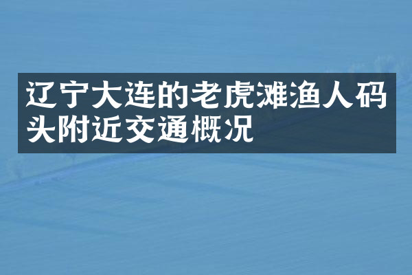 辽宁大连的老虎滩渔人码头附近交通概况