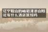 辽宁鞍山的岫岩清凉山附近有什么酒店旅馆吗