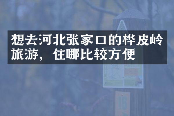 想去河北张家口的桦皮岭旅游，住哪比较方便