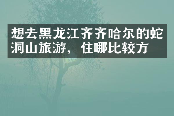 想去黑龙江齐齐哈尔的蛇洞山旅游，住哪比较方便