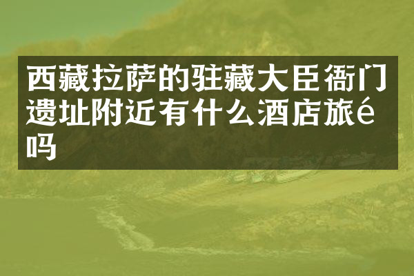 西藏拉萨的驻藏大臣衙门遗址附近有什么酒店旅馆吗
