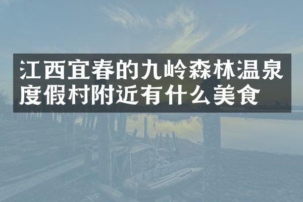 江西宜春的九岭森林温泉度假村附近有什么美食