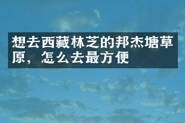 想去西藏林芝的邦杰塘草原，怎么去最方便