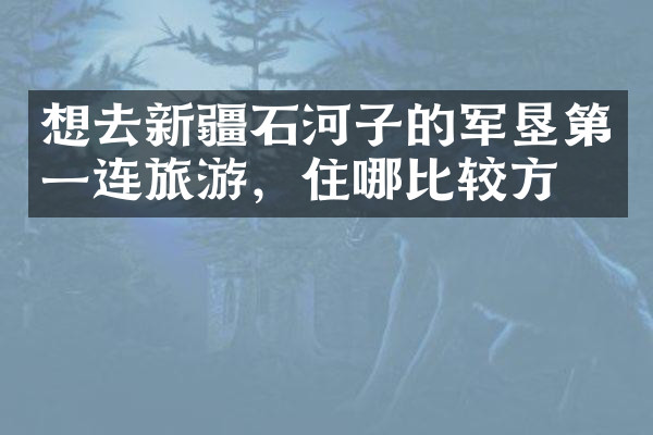 想去新疆石河子的军垦第一连旅游，住哪比较方便