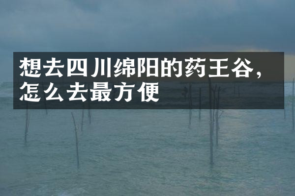 想去四川绵阳的药王谷，怎么去最方便