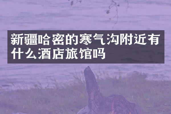 新疆哈密的寒气沟附近有什么酒店旅馆吗