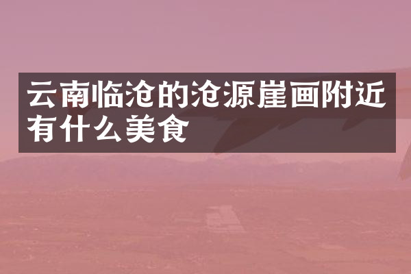 云南临沧的沧源崖画附近有什么美食