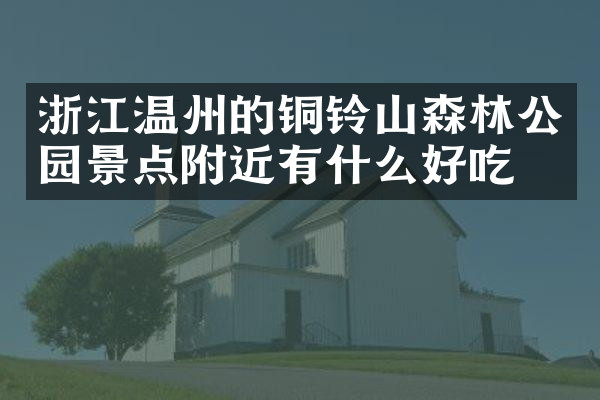 浙江温州的铜铃山森林公园景点附近有什么好吃的