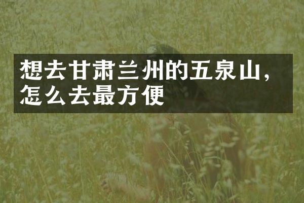想去甘肃兰州的五泉山，怎么去最方便