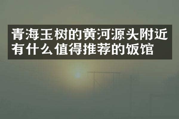 青海玉树的黄河源头附近有什么值得推荐的饭馆吗