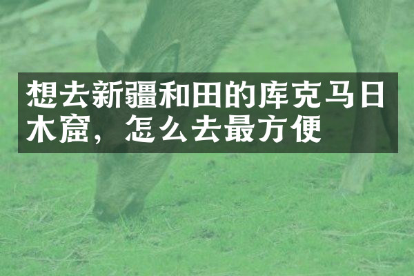 想去新疆和田的库克马日木窟，怎么去最方便