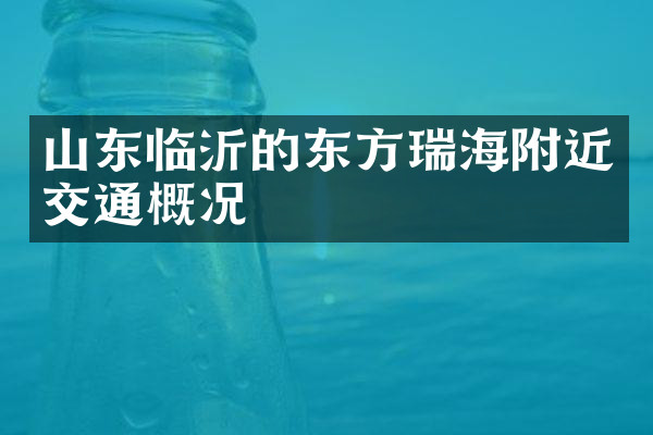 山东临沂的东方瑞海附近交通概况